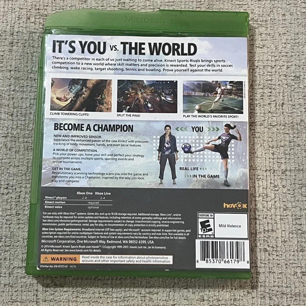 Kinect Sports Rivals‎ (Microsoft Xbox One, 2014)